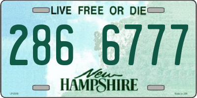 NH license plate 2866777