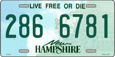 NH license plate 2866781