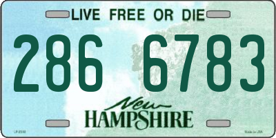 NH license plate 2866783