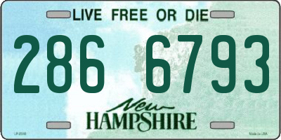 NH license plate 2866793