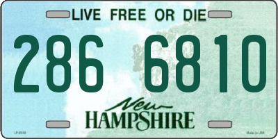 NH license plate 2866810