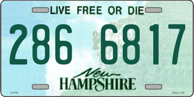 NH license plate 2866817