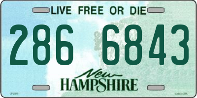 NH license plate 2866843