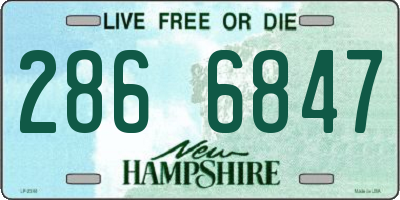 NH license plate 2866847
