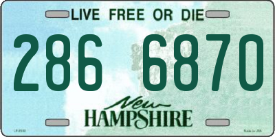 NH license plate 2866870