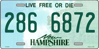 NH license plate 2866872