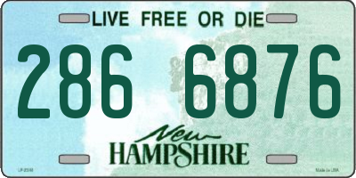 NH license plate 2866876