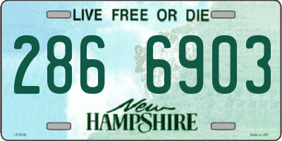 NH license plate 2866903