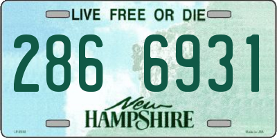 NH license plate 2866931