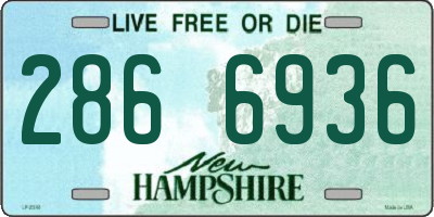NH license plate 2866936