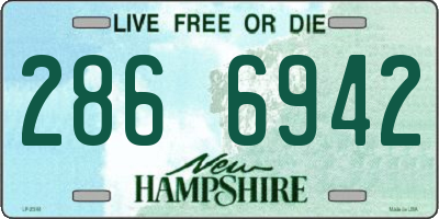 NH license plate 2866942