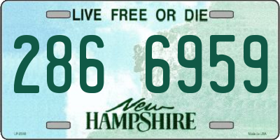 NH license plate 2866959