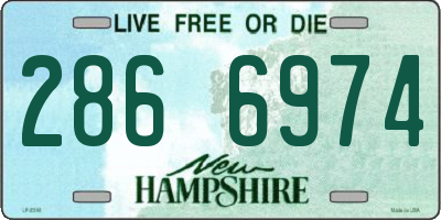 NH license plate 2866974