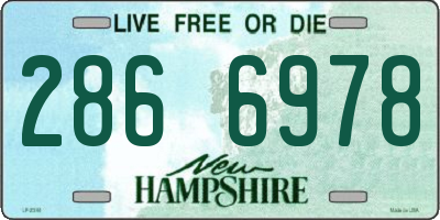 NH license plate 2866978