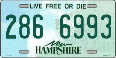 NH license plate 2866993