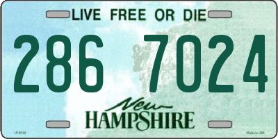 NH license plate 2867024