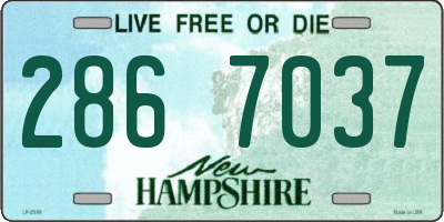 NH license plate 2867037