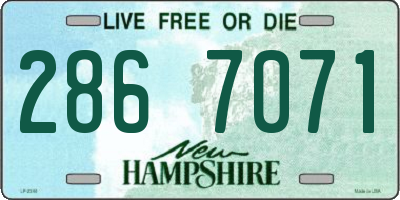 NH license plate 2867071