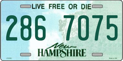 NH license plate 2867075