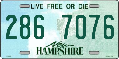 NH license plate 2867076