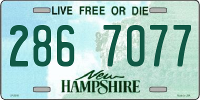 NH license plate 2867077