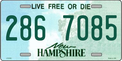 NH license plate 2867085