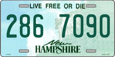 NH license plate 2867090
