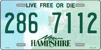 NH license plate 2867112