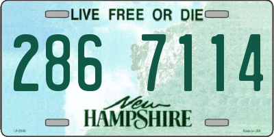 NH license plate 2867114