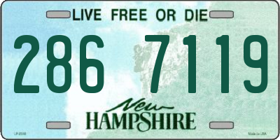 NH license plate 2867119