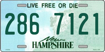 NH license plate 2867121