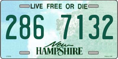 NH license plate 2867132