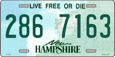 NH license plate 2867163