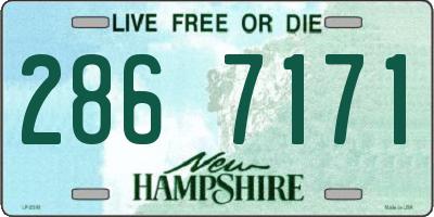 NH license plate 2867171