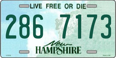 NH license plate 2867173