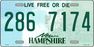 NH license plate 2867174