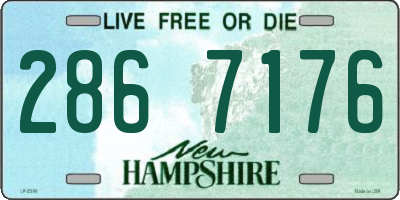 NH license plate 2867176