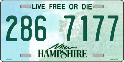 NH license plate 2867177