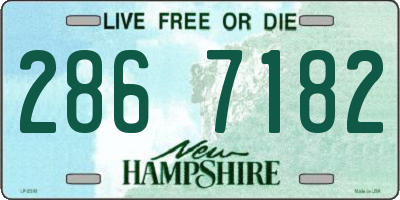 NH license plate 2867182