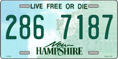 NH license plate 2867187
