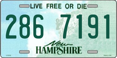 NH license plate 2867191