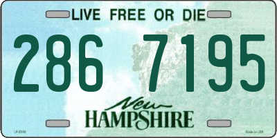 NH license plate 2867195