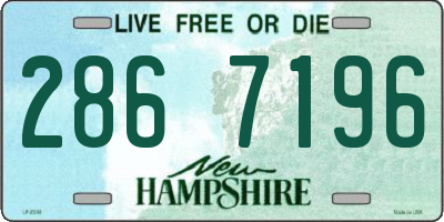 NH license plate 2867196