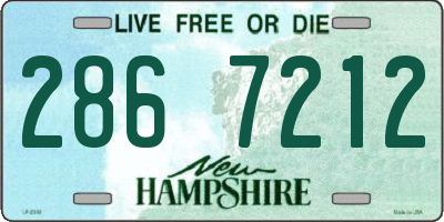 NH license plate 2867212