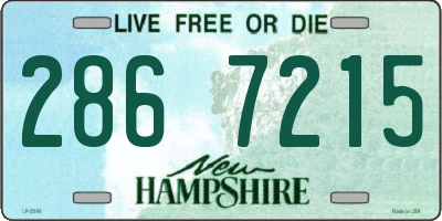 NH license plate 2867215