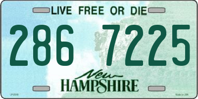 NH license plate 2867225
