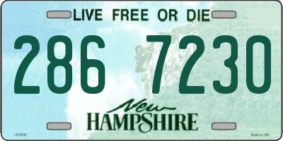 NH license plate 2867230
