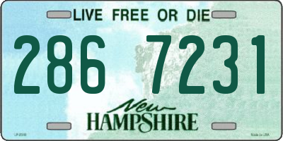 NH license plate 2867231