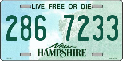 NH license plate 2867233