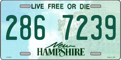 NH license plate 2867239